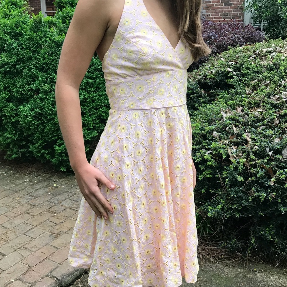 Lily Pulitzer pink halter style dress